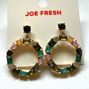 Multicoloured earrings by Joe Fresh